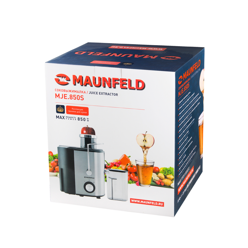 Соковыжималка MAUNFELD MJE.850S фото 3 Соковыжималка MAUNFELD MJE.850S фото 3