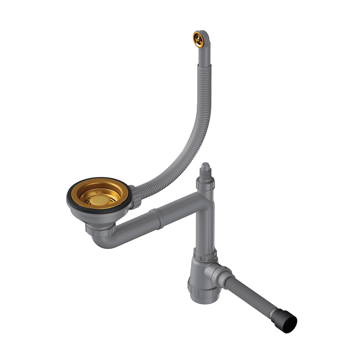 Арматура для одночашевых моек Omoikiri WK-1-R-AB Арматура для одночашевых моек Omoikiri WK-1-R-AB