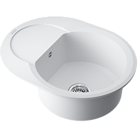 Мойка Omoikiri Sakaime 60E-WH Tetogranit/белый