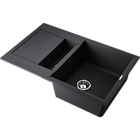 Мойка Omoikiri Sakaime 78-2-BL Tetogranit/черный