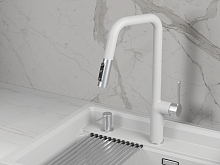 9011, АРКТИК (БЕЛЫЙ), СМЕСИТЕЛЬ КУХОННЫЙ