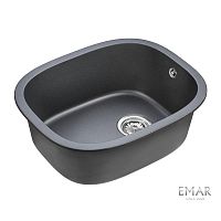 Кварцевая мойка EMAR EMQ-1560.P Морион
