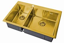 Мойка для кухни ZORG SH 78-2-51-R BRONZE