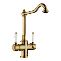 Смеситель Omoikiri Tottori-AB-022 латунь/античная латунь