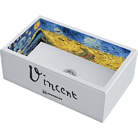 Мойка Omoikiri Mikura 76-Vangogh Natceramic/белый