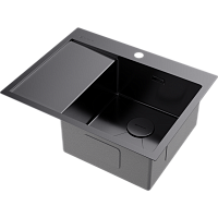 Мойка Omoikiri Akisame 65-R-GM нерж. сталь/вороненая сталь