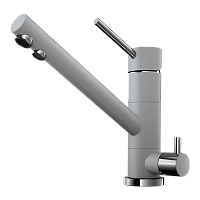 Смеситель Omoikiri Tonami-GR латунь/leningrad grey