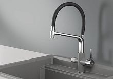 Кухонный смеситель GRANULA 0075, АЛЮМИНИУМ