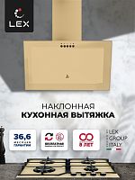 Вытяжка кухонная наклонная LEX Mio 600 Ivory