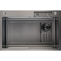 Кухонная мойка GRANFEST METAL 7545 PVD graphite