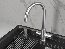 5169, НЕРЖ, СМЕСИТЕЛЬ КУХОННЫЙ