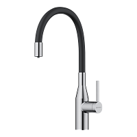 Смеситель Omoikiri Yatomi 2 Plus BN-BL латунь/нержавеющая сталь/черный