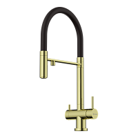 Смеситель Omoikiri Kanto-LG латунь/светлое золото