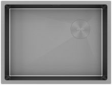 Мойка Paulmark нерж. сталь Paulmark NEXT-SKEW 58 UNI, PM885844-MG, матовый серый, 580х440мм, Paulmar