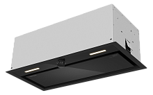 Вытяжка кухонная MEFERI INBOX60BK PUSH COMFORT PLUS, 60 см, встраиваемая, черная, производительность