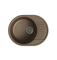 Кварцевая мойка Lex Orta 620 Chocolate