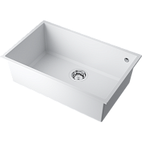 Мойка Omoikiri Tedori 66-U-WH Tetogranit/белый