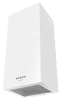 Кубическая вытяжка кухонная MEFERI ROOMBOX40WH COMFORT, пристенная, 40 см, белая, квадратная, произв