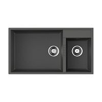 Мойка Omoikiri Tedori 85-2-U-CH Tetogranit/шампань