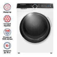 Стиральная машина с инвертором и паром MAUNFELD MFWM1510WH06