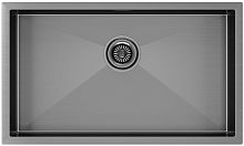 Мойка Paulmark нерж. сталь Paulmark GERBERG 74 UNI, PM257444-GM, вороненая сталь, 740х440мм, Paulmar