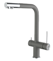 Смеситель Rivelato 1523513 grigio cromo