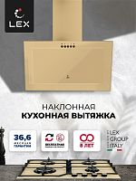 Вытяжка кухонная наклонная LEX Mio G 500 Ivory