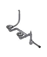 Арматура для полуторачашевых моек OMOIKIRI WK-1,5-R-IN