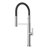 Смеситель Omoikiri Osaka-C-BL латунь/хром/черный