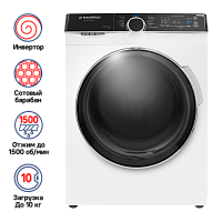 Стиральная машина с инвертором и паром MAUNFELD MFWM1510WH06