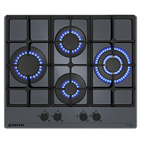 Варочная панель газовая MEFERI MGH604GR GLASS ULTRA