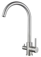 Смеситель GranFest Z-5420 нержавейка