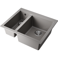 Мойка Omoikiri Bosen 59-2-GR Tetogranit/leningrad grey