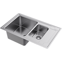 Мойка Omoikiri Mizu 78-2-IN нерж. сталь/нержавеющая сталь