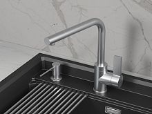 5504, НЕРЖ, СМЕСИТЕЛЬ КУХОННЫЙ