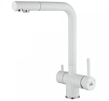 Смеситель для кухни Paulmark SKALEN, белый матовый, Sk213020-431(WH), Paulmark