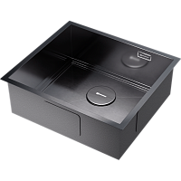 Мойка Omoikiri Kasen 49-16-INT-GM нерж. сталь/вороненая сталь