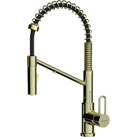 Смеситель Omoikiri Mikawa 2 Plus-LG латунь/светлое золото