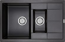 Мойка Paulmark FLUGEN 60/1,5, IT-GRANIT, PM237850-BL, черный, 775х495 мм, Paulmark