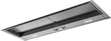 Вытяжка/ 86.4 см, 900 м3/ч, отвод.рециркуляция, серый+стекло