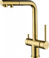 Смеситель для кухни Paulmark SERPENTINE, золото, Se213222-G, Paulmark