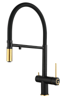 Смеситель Rivelato 1523517 antracite oro