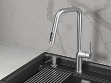 9011, НЕРЖ, СМЕСИТЕЛЬ КУХОННЫЙ