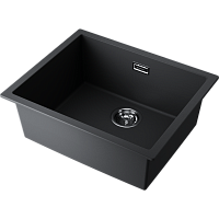 Мойка Omoikiri Yamakawa 55T-U/I-BL Tetogranit/черный