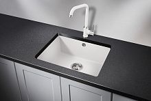 5551, АРКТИК (БЕЛЫЙ), кухонная мойка, кварц