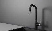 GR-8171, ТУРМАЛИН, СМЕСИТЕЛЬ КУХОННЫЙ С ВЫДВИЖНЫМ ИЗЛИВОМ