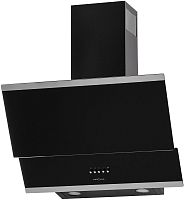 Наклонная вытяжка Krona IRIDA 600 black push button