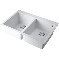 Мойка Omoikiri Bosen 80-2-WH Tetogranit/белый