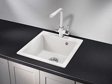 4651, АРКТИК (БЕЛЫЙ), кухонная мойка, кварц