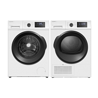Комплект из стиральной и сушильной машин белый MEFERI MS10WH84 ULTRA
